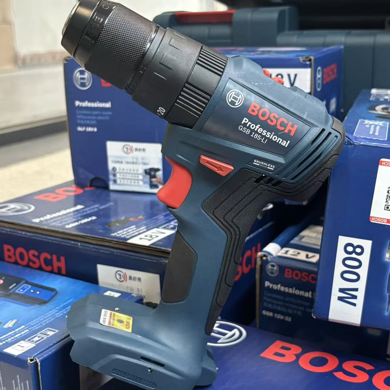 Bosch Drill Gsb 18V - Trapano avvitatore a impulsi senza fili