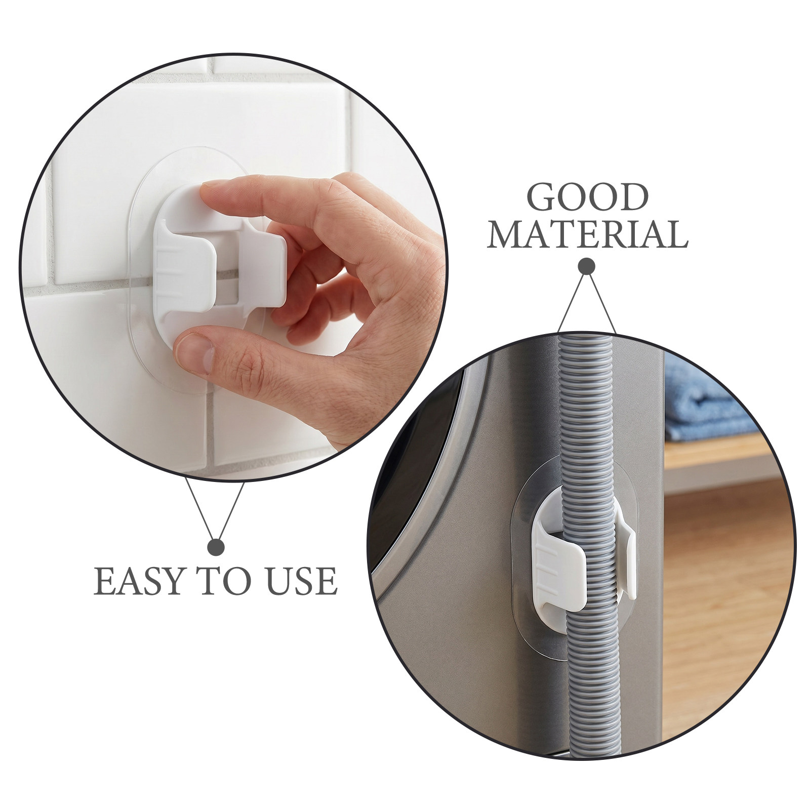 4 morsetti adesivi per tubi di - Drain Pipe Clip recensione e prezzo